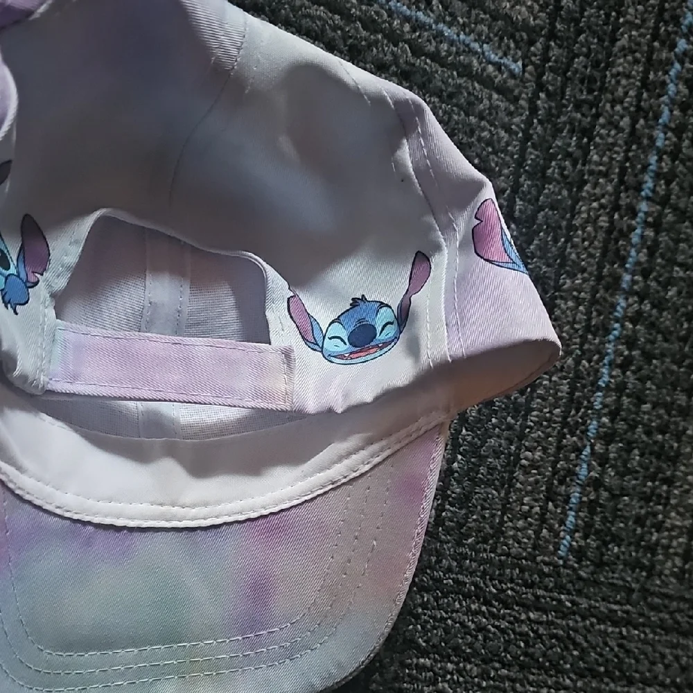 Nwot Adjustable Purple Stitch Baseball Cap